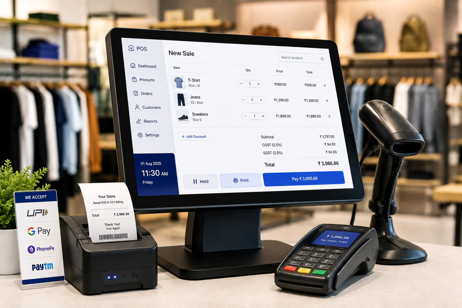 Retail POS & GST Billing